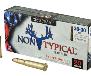 Federal Non Typical 30-30 170Gr Soft Point 20 Round Box 3030DT170