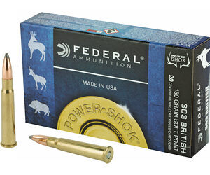 Federal PowerShok 303 British 150 Grain Soft Point 20 Round Box 303B