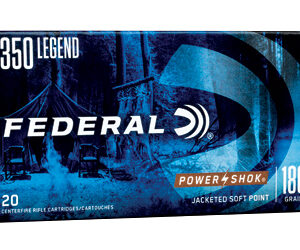 Federal PowerShok 350 Legend 180 Grain Soft Point 20 Round Box 350LA