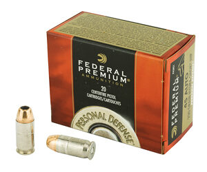 Federal Hydra-Shok 45ACP 230 Grain Hollow Point 20 Round Box P45HS1