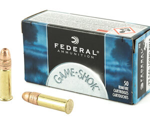 Federal GameShok 22LR 38 Grain Copper Plated Hollow Point 50 Round Box 712