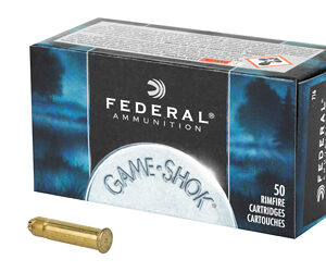 Federal GameShok 22LR #12 Shotshell Lead Shot 50 Round Box 716