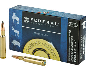 Federal PowerShok 7x57 140 Grain Soft Point 20 Round Box 7B