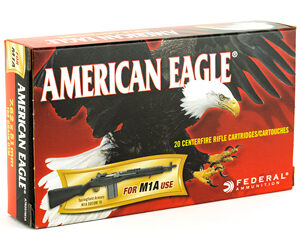 Federal American Eagle 762x51 NATO 168 Grain Open Tip Match 20 Round Box A76251M1A