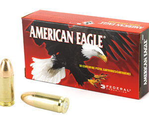 Federal American Eagle 9MM 124 Grain Full Metal Jacket 50 Round Box AE9AP