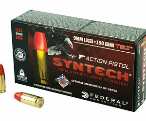 Federal Syntech Action Pistol 9MM 150Gr Total Synthetic Jacket 50 Round Box AE9SJAP1