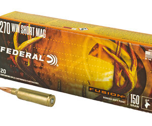 Federal Fusion 270WSM 150 Grain Boat Tail 20 Round Box F270WSMFS1