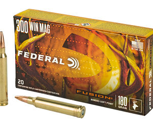 Federal Fusion 300 WIN MAG 180 Grain Boat Tail 20 Round Box F300WFS3