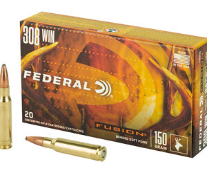Federal Fusion 308WIN 150 Grain Boat Tail 20 Round Box F308FS1