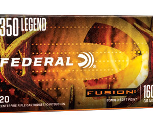 Federal Fusion 350 Legend 160 Grain Soft Point 20 Round Box F350LFS1