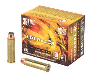 Federal Fusion 357MAG 158 Grain Hollow Point 20 Round Box F357FS1