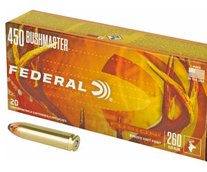 Federal Fusion 450 Bushmaster 260 Grain 20 Round Box F450BMFS1