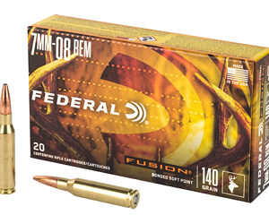 Federal Fusion 7MM-08 140 Grain Boat Tail 20 Round Box F708FS1