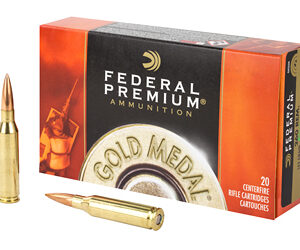 Federal Gold Medal 260 Rem 142 Grain Sierra Boat Tail Hollow Point 20 Round Box GM260M