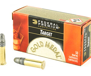 Federal Gold Medal 22LR 40 Grain Lead Round Nose 50 Round Box 711B