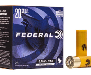 Federal GameShok 20 Gauge 2.75" #8 1oz 25 Round Box H2028