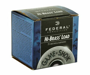 Federal GameShok 410 Gauge 2.5" #6 Max Dram .5oz Shotshell Lead Shot 25 Round Box H4126