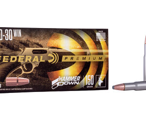 Federal Premium Hammer Down 30-30 Winchester 150 Grain Bonded Soft Point 20 Round Box Designed for Lever Action Rifles LG30301
