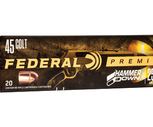 Federal Premium HammerDown 45 Long Colt 250 Grain Bonded Hollow Point 20 Round Box Designed for Lever Action Rifles LG45C1