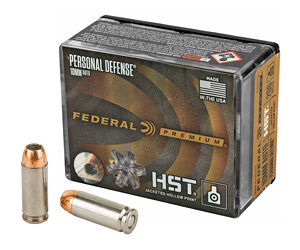 Federal Personal Defense HST 10MM 200Gr Hollow Point 20Rd Box 200Rd Case P10HST1S
