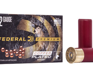 Federal Premium Vital Shok 12 Gauge 2.75" 00 Buck 1 1/2oz Buckshot 12 Pellets 5 Round Box P15600