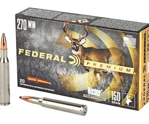 Federal Premium 270WIN 150 Grain Nosler Partition 20 Round Box P270E