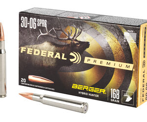 Federal Premium Berger Hybrid Hunter 30-06 168 Grain 20 Round Box P3006BCH1