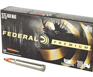 Federal Premium 375H&H 300 Grain Nosler Partition 20 Round Box P375F