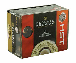 Federal Premium HST Personal Defense 40S&W 180 Grain Jacketed Hollow Point 20 Round Box P40HST1S