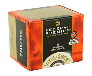 Federal Premium 460 S&W 275 Grain Barnes Expander Lead Free 20 Round Box California Certified Nonlead Ammunition P460XB1