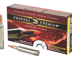 Federal Premium 7MM REM 150 Grain Ballistic Tip 20 Round Box P7RH