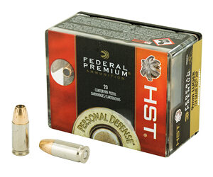 Federal Premium HST 9MM 124 Grain Jacketed Hollow Point 20 Round Box P9HST1S