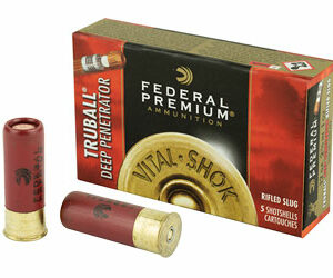 Federal Premium Vital-Shok 12 Gauge 2.75" 1oz TruBall 5 Round Box PB127DPRS