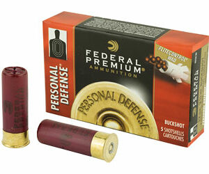 Federal Personal Defense 12 Gauge 2.75" 00 Buck Buckshot 9 Pellets 5 Round Box PD13200