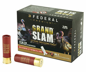 Federal Grand Slam 12 Gauge 3" #5 1.75oz Shotshell Flight Control 10 Round Box PFCX157F5
