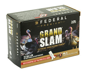 Federal Grand Slam 12 Gauge 3" #6 1.75oz Flight Control 10 Round Box PFCX157F6