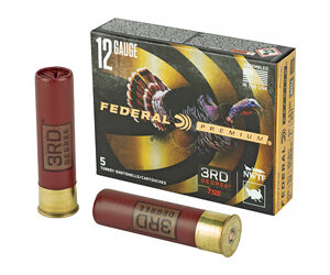 Federal 3rd Degree 12 Gauge 3.5" #5/#6/#7 Shot Combination 2oz Flight Control 5 Round Box PTDX139567