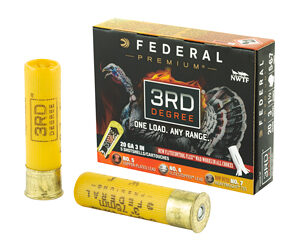 Federal 3rd Degree 20 Gauge 3" 5/6/7 Shot Combo 1.75oz Flight Control 5 Round Box PTDX258 567