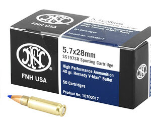 Federal Self Defense 5.7x28MM 40 Grain V-Max Blue Tip 50 Round Box SS197SR