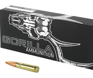 Gorilla Ammunition Company LLC 300 Blackout Pig Punisher 115 Grain Solid Copper Lehigh Controlled Chaos 20 Round Box California Certified Nonlead Ammunition GA300115PIG