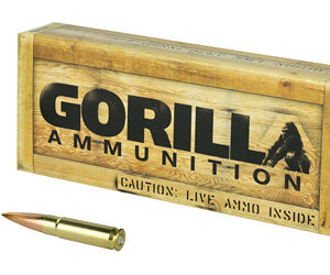 Gorilla Ammunition Company LLC 300 AAC Blackout 125 Grain Boat Tail Hollow Point Sierra MatchKing 20 Round Box GA300125SMK