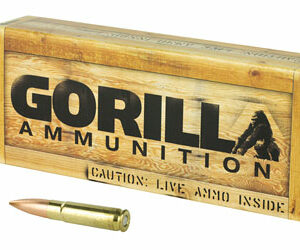 Gorilla Ammunition Company LLC 300 AAC Blackout 220 Grain Boat Tail Hollow Point Subsonic 20 Round Box GA300220SMKSUB