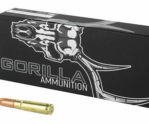 Gorilla Ammunition Company LLC Silverback 300 Blackout 205 Grain Subsonic Lead Free Subsonic 20 Round Box California Certified Nonlead Ammunition SB300205SD