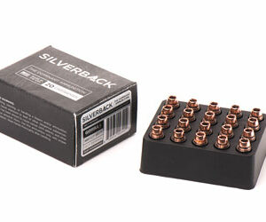 Gorilla Ammunition Company LLC Silverback Self Defense 380ACP 95 Grain Solid Copper Hollow Point Lead Free 20 Round Box SB38095SD