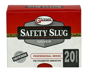 Glaser Silver 9MM 80 Grain Pre-Fragmented +P 20 Round Box GL01200/20