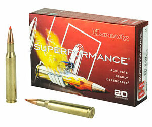 Hornady SuperFormance 270WIN 130 Grain GMX Lead Free 20 Round Box California Certified Nonlead Ammunition 8052