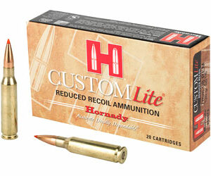 Hornady Custom Lite 7MM-08 120 Grain SST Low Recoil 20 Round Box 80572
