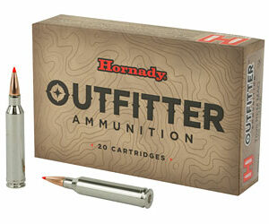 Hornady Outfitter 7MM Remington 150 Grain GMX 20 Round Box California Certified Nonlead Ammunition 80611