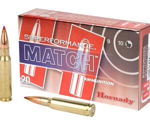 Hornady Superformance Match 308 Win 168 Grain ELD Match 20 Round Box 80963