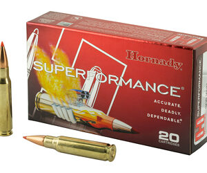 Hornady SuperFormance 308WIN 165 Grain GMX Lead Free 20 Round Box California Certified Nonlead Ammunition 8099